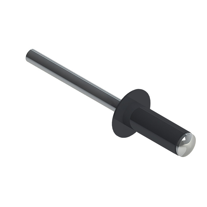 Заклёпка вытяжная Daxmer 4,0х10 RAL 7024 (750шт) нерж/нерж