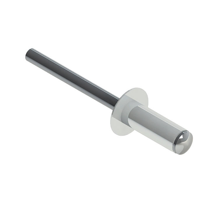 Заклёпка вытяжная Daxmer 3,2х8 RAL 9003 (20х1000шт) ал/ст