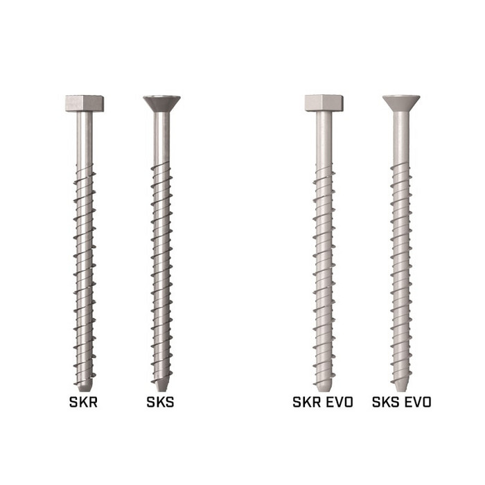 Анкер винтовой Rothoblaas по бетону SKR 7,5X80 (50 шт) (SKR7580)